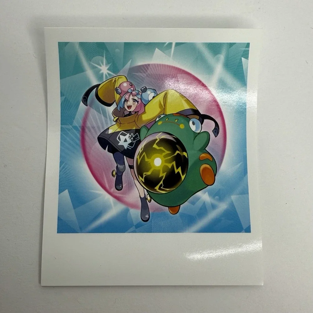 Iono's Bellibolt ex Premium Collection Acrylic Standees, Backdrop and Sticker
